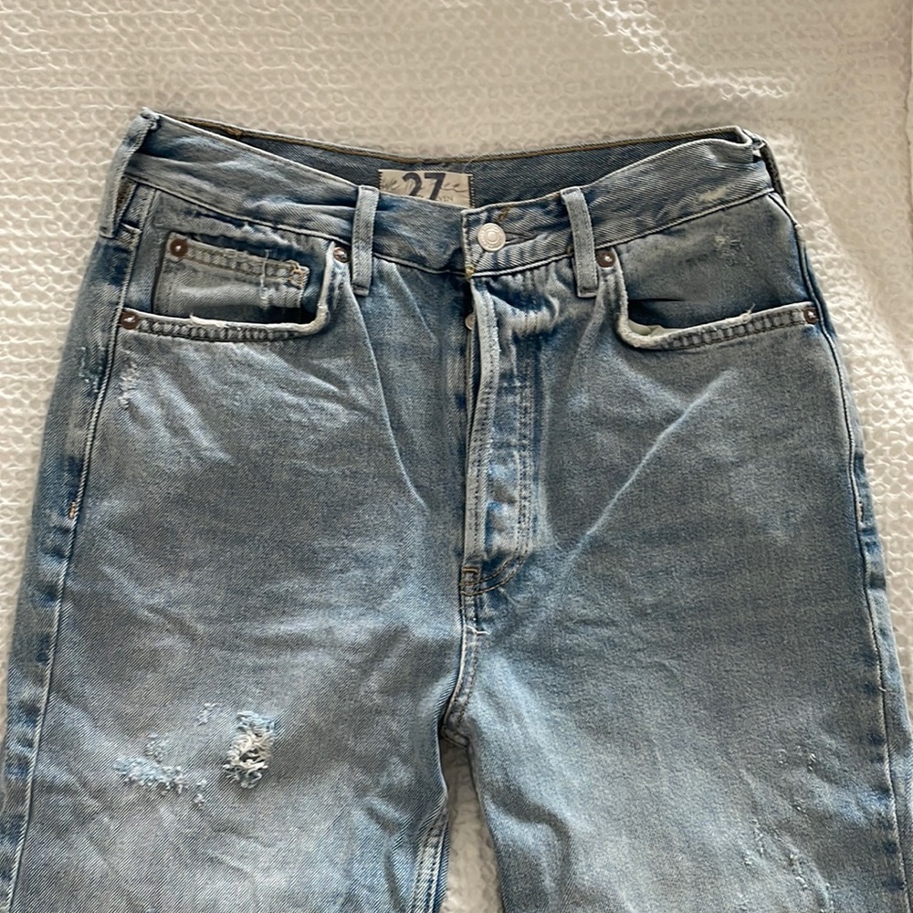 Free People Lasso Jeans Distressed
